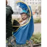 BUB-UP Kids Child Bike Seat Regenschutz, Blue, One Size
