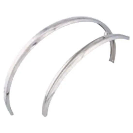 Buchel 1 1/4´´ 46 Mm Schutzblech-set, Silver, 28" Buchel 1 1/4´´ 46 Mm Schutzblech-set, Silver, 28"