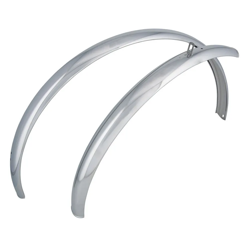 Buchel 55 Mm Schutzblech-set, Silver, 28" Buchel 55 Mm Schutzblech-set, Silver, 28"