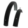 Buchel Satz von Schutzblechen ohne Gestänge universel Unisex, schwarz, 20"