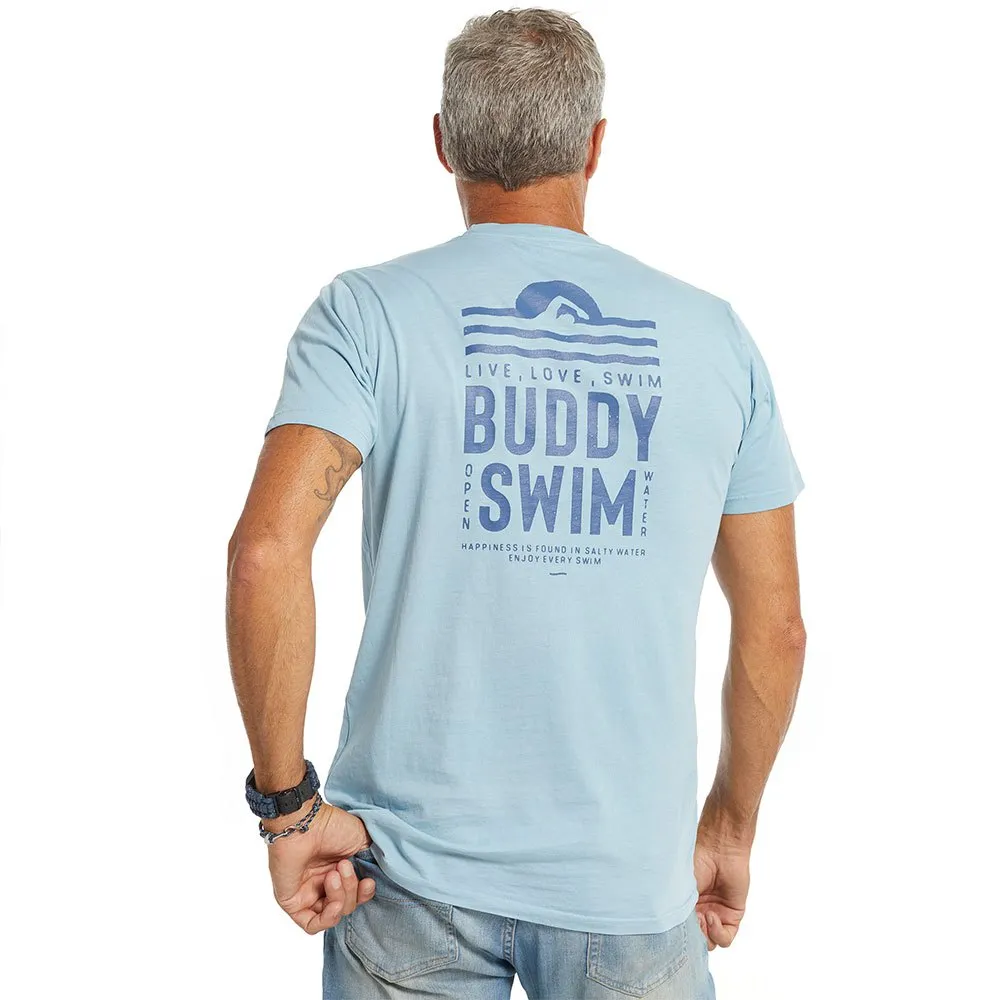 Buddyswim Open Water Kurzarm-t-shirt male, Sunset blue, S Buddyswim Open Water Kurzarm-t-shirt male, Sunset blue, S