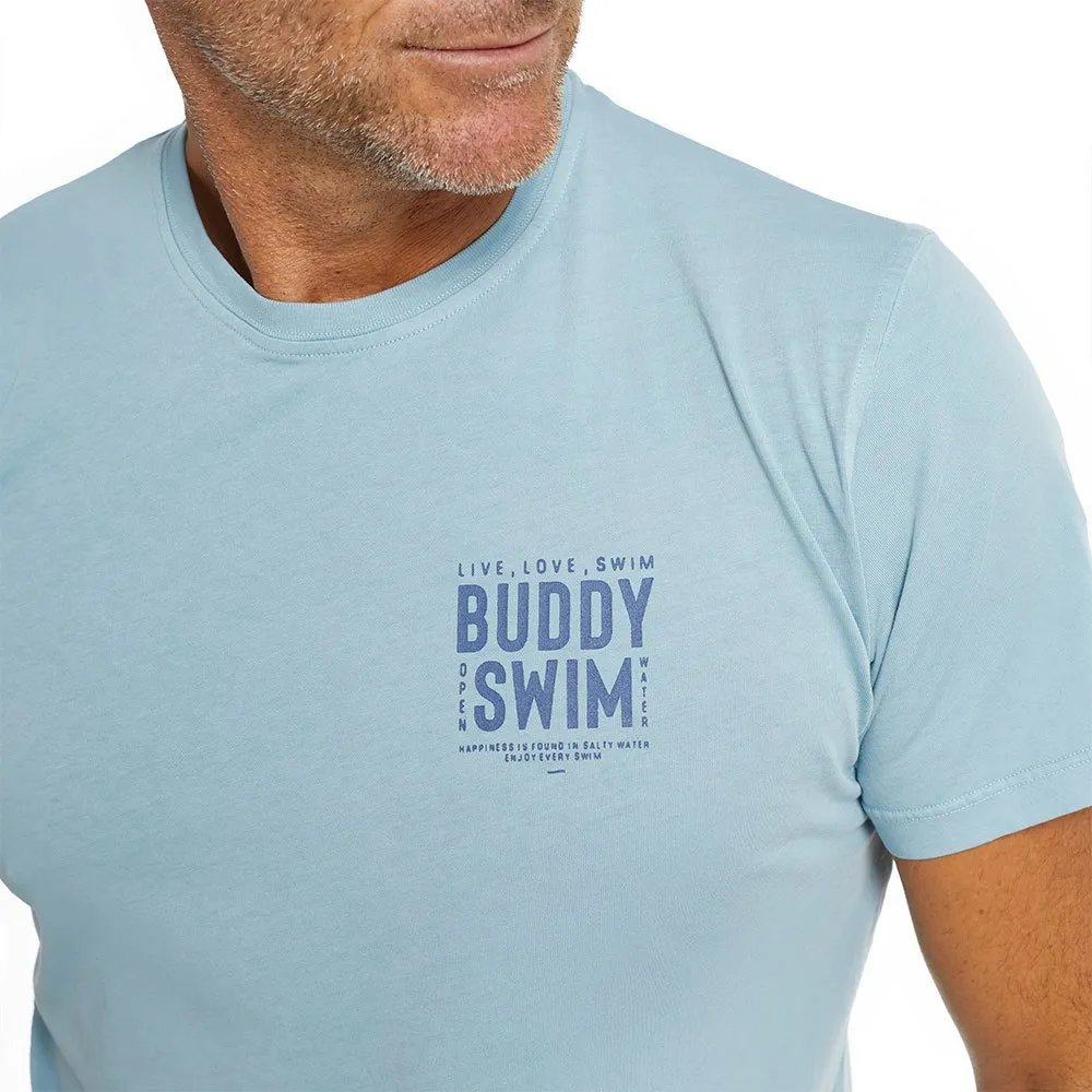 Buddyswim Open Water Kurzarm-t-shirt male, Sunset blue, S Buddyswim Open Water Kurzarm-t-shirt male, Sunset blue, S