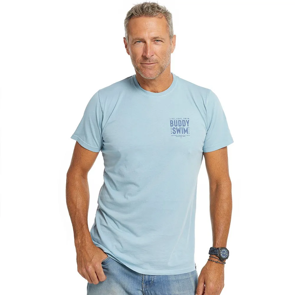 Buddyswim Open Water Kurzarm-t-shirt male, Sunset blue, S Buddyswim Open Water Kurzarm-t-shirt male, Sunset blue, S