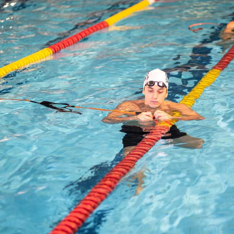 Buddyswim Stationärer Schwimmbahn-gürtel, Red / black Buddyswim Stationärer Schwimmbahn-gürtel, Red / black
