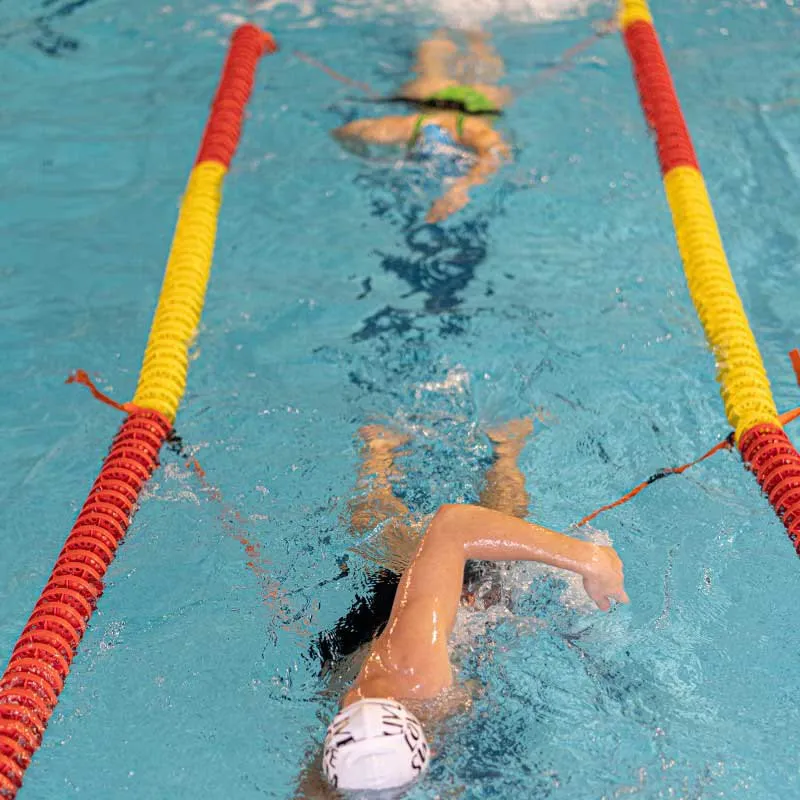 Buddyswim Stationärer Schwimmbahn-gürtel, Red / black Buddyswim Stationärer Schwimmbahn-gürtel, Red / black