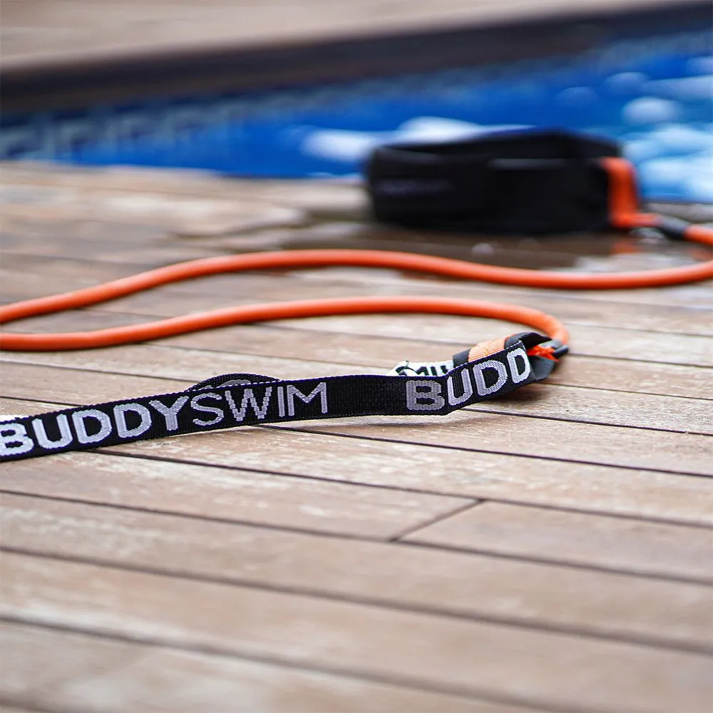 Buddyswim Stationärer Schwimmtrainingsgürtel unisex, Orange / black