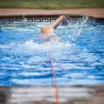 Buddyswim Stationärer Schwimmtrainingsgürtel unisex, Orange / black