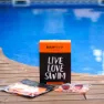 Buddyswim Stationärer Schwimmtrainingsgürtel unisex, Orange / black