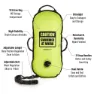 Buddyswim Ultraleichte Csw-boje 10l, Yellow