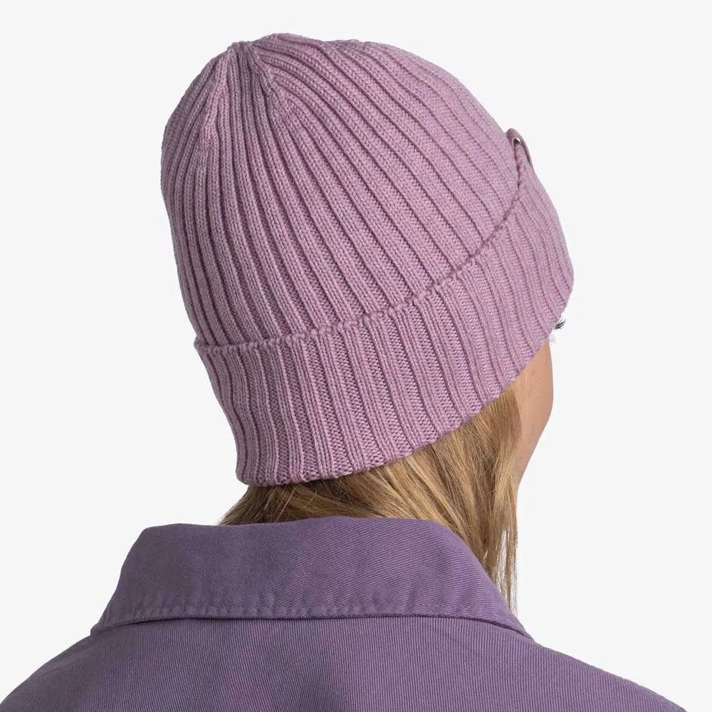 Buff Merino Wool Knit Mütze, Norval pansy Buff Merino Wool Knit Mütze, Norval pansy