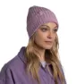 Buff Merino Wool Knit Mütze, Norval pansy