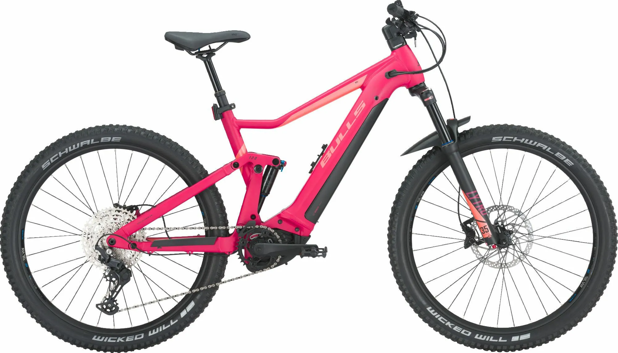 Bulls Aminga EVA TR 1 fuchsia purple matt 27,5" 625 Wh Diamant Bulls Aminga EVA TR 1 fuchsia purple matt 27,5" 625 Wh Diamant