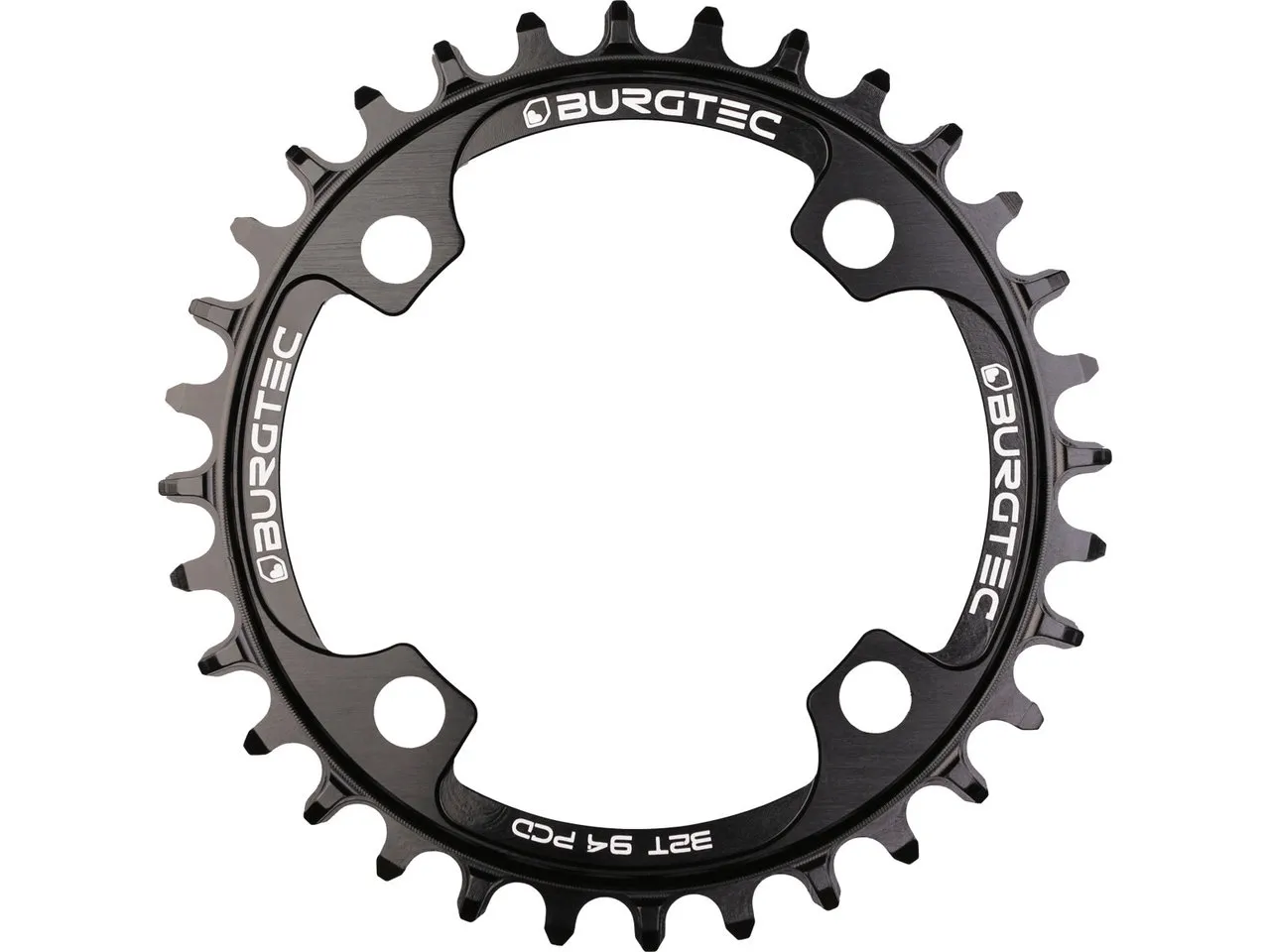 Burgtec 94 mm BCD Thick Thin Kettenblatt für SRAM X01/X1/GX-1000/GX Eagle/NX, Schwarz Burgtec 94 mm BCD Thick Thin Kettenblatt für SRAM X01/X1/GX-1000/GX Eagle/NX, Schwarz