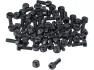 Burgtec Ersatzpins für MK4 Composite Plattformpedale, Schwarz, one_size