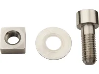 Burgtec Fox Boost 2021+ Gabelachse Titanium Mutter und Schraube Burgtec Fox Boost 2021+ Gabelachse Titanium Mutter und Schraube