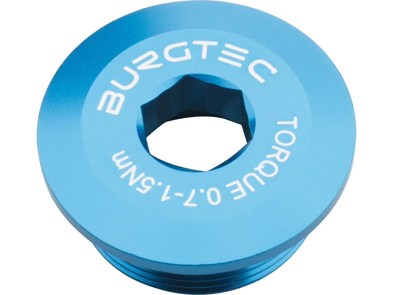 Burgtec Kurbelarmschraube für Shimano Hollowtech II/E-Bike Motor, Blau Burgtec Kurbelarmschraube für Shimano Hollowtech II/E-Bike Motor, Blau