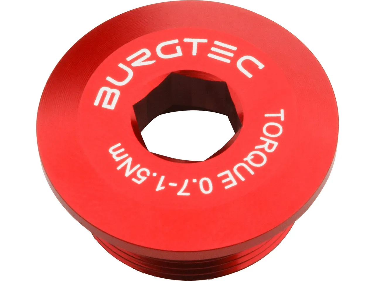 Burgtec Kurbelarmschraube für Shimano Hollowtech II/E-Bike Motor, Rot Burgtec Kurbelarmschraube für Shimano Hollowtech II/E-Bike Motor, Rot