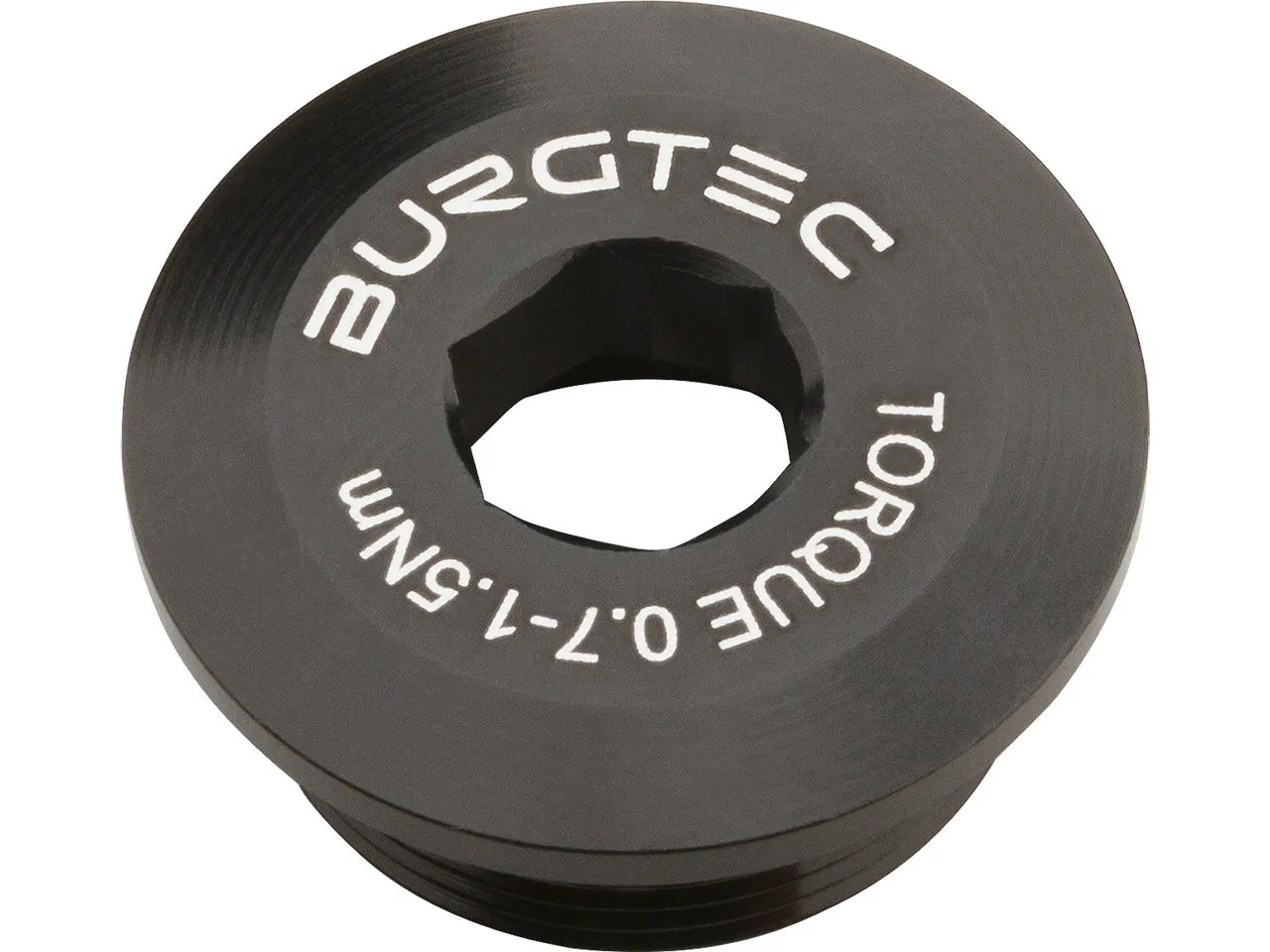 Burgtec Kurbelarmschraube für Shimano Hollowtech II/E-Bike Motor, Schwarz Burgtec Kurbelarmschraube für Shimano Hollowtech II/E-Bike Motor, Schwarz