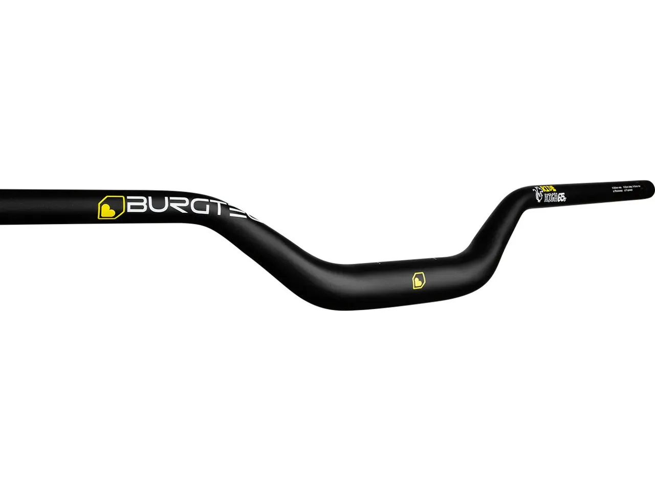 Burgtec Ride High Josh Bryceland Signature 35 65 mm Lenker, Black, 35mm, 800mm