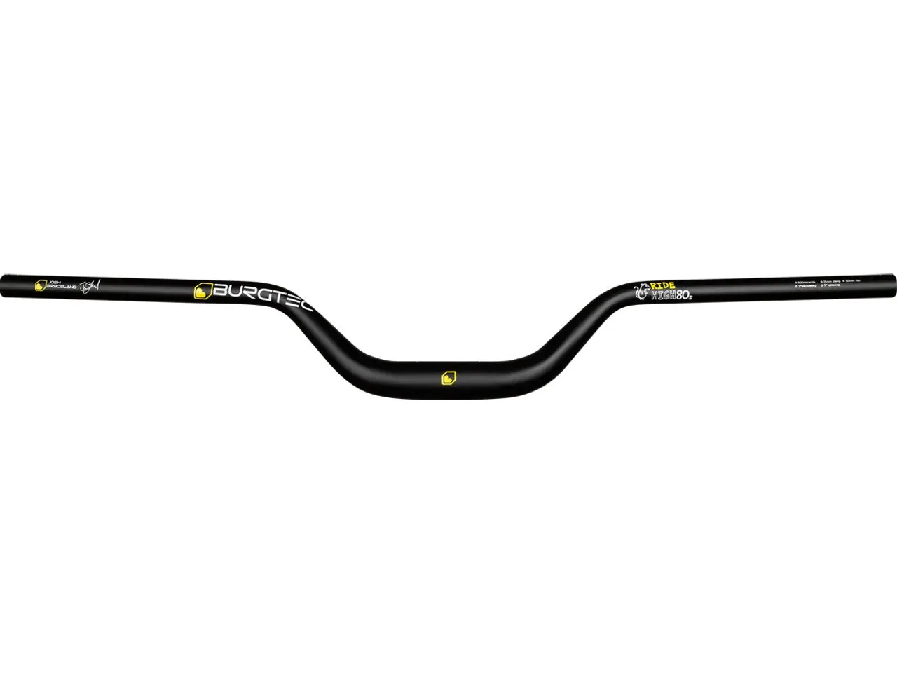 Burgtec Ride High Josh Bryceland Signature 35 80 mm Lenker, Black, 35mm, 800mm