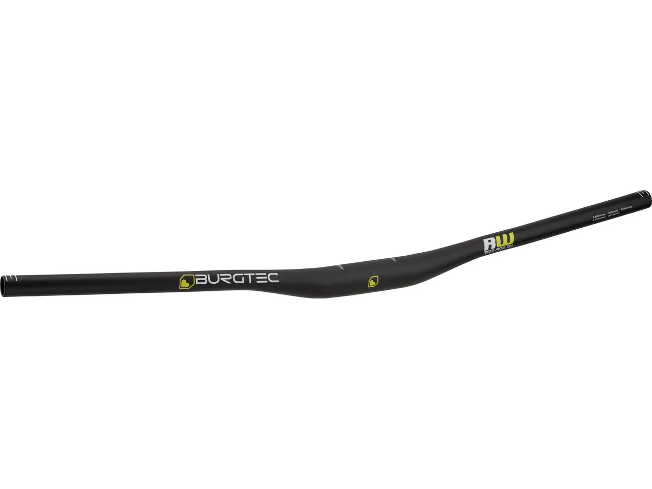 Burgtec Ride Wide DH 35 15 mm Riser Lenker, Black, 800mm 9° Burgtec Ride Wide DH 35 15 mm Riser Lenker, Black, 800mm 9°