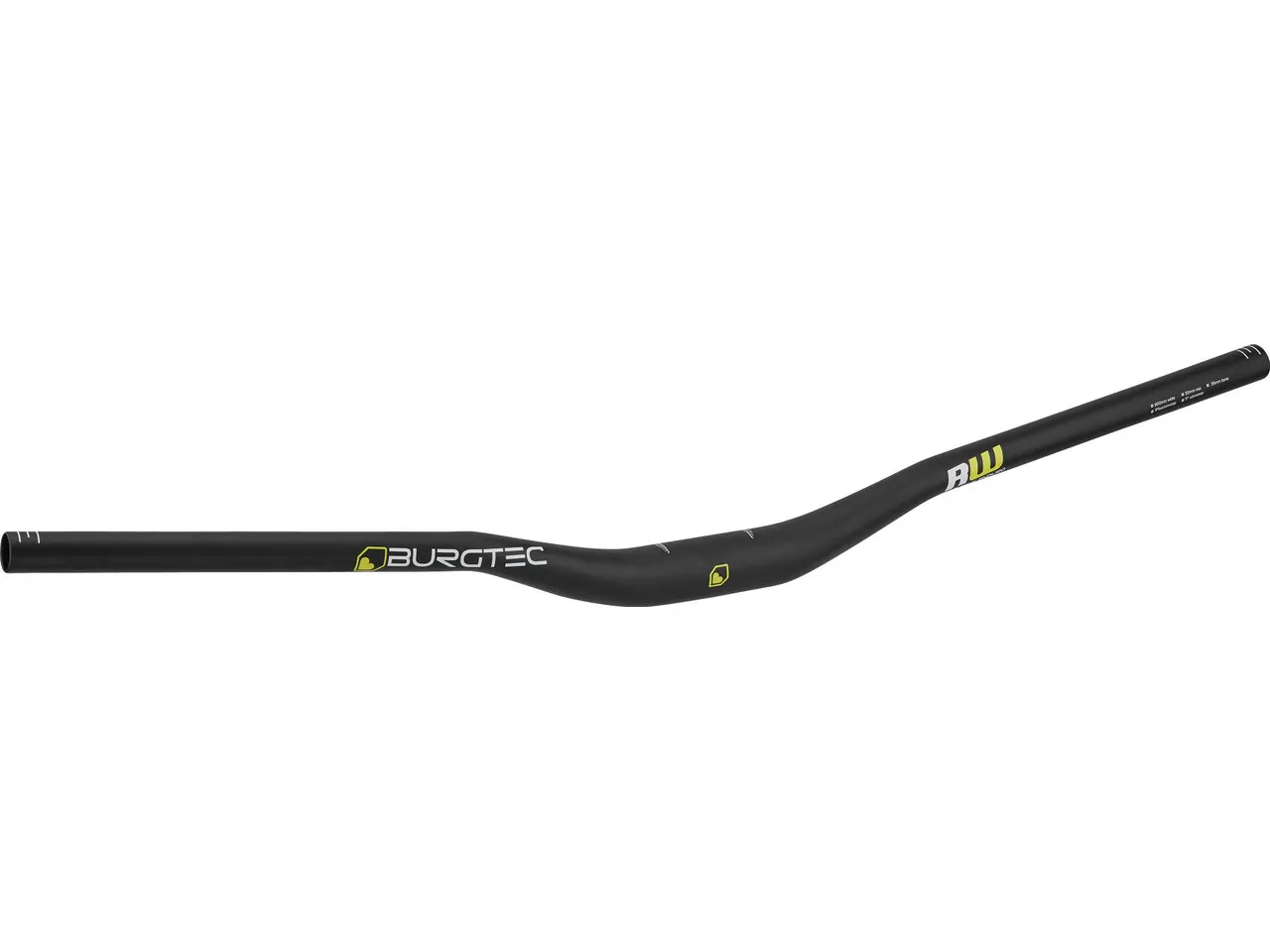 Burgtec Ride Wide Enduro 31.8 30 mm Riser Lenker Burgtec Ride Wide Enduro 31.8 30 mm Riser Lenker