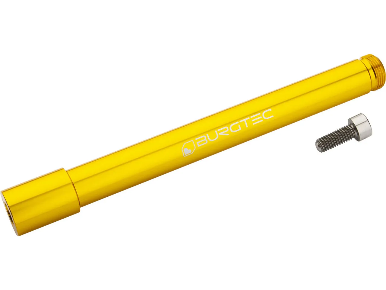 Burgtec Steckachse für Öhlins Boost RXF36/RXF36 Evo/RFX3, Gelb Burgtec Steckachse für Öhlins Boost RXF36/RXF36 Evo/RFX3, Gelb