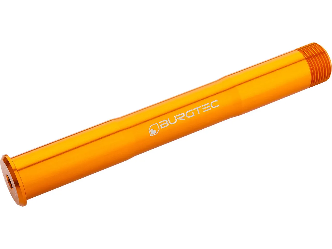 Burgtec Steckachse für RockShox BoXXer C1/C2/D1 Gabel, Orange Burgtec Steckachse für RockShox BoXXer C1/C2/D1 Gabel, Orange