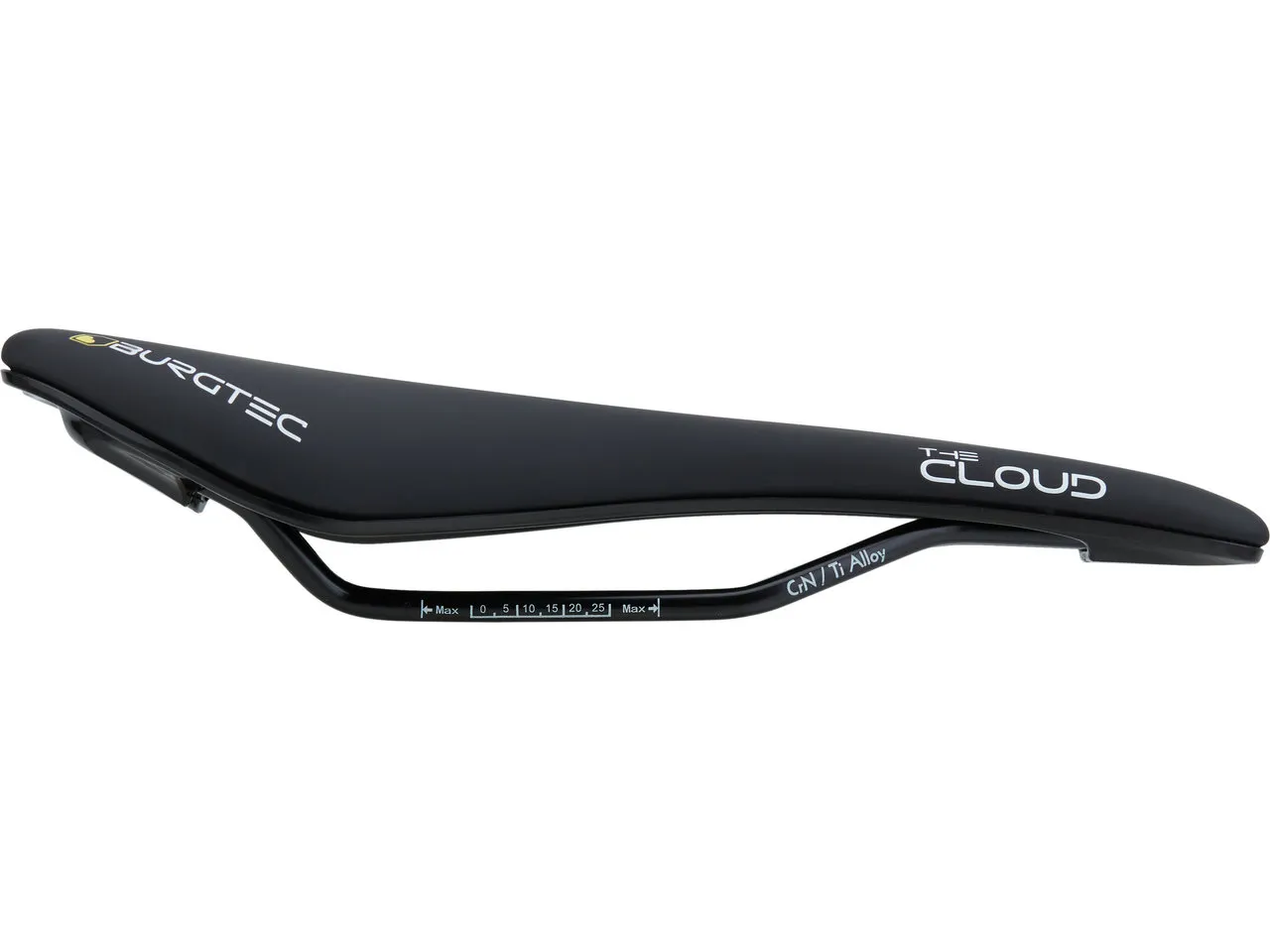Burgtec The Cloud MK2 Ti Sattel, Black, One Size