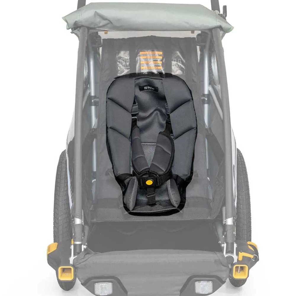 Burley Baby Snuggler Fahrradsattel, Grey, Max 9.5kg