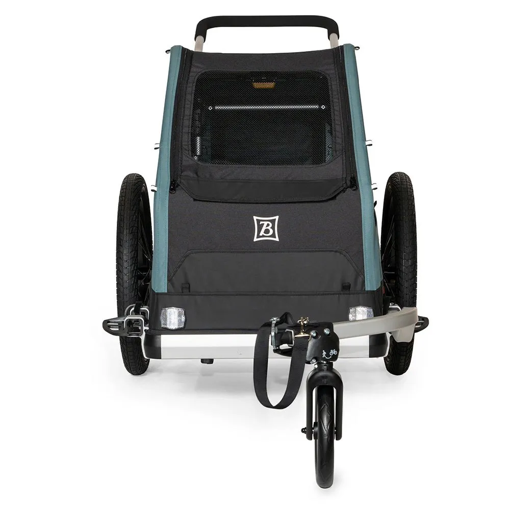 Burley Bark Ranger Hundeanhänger, Black, One Size