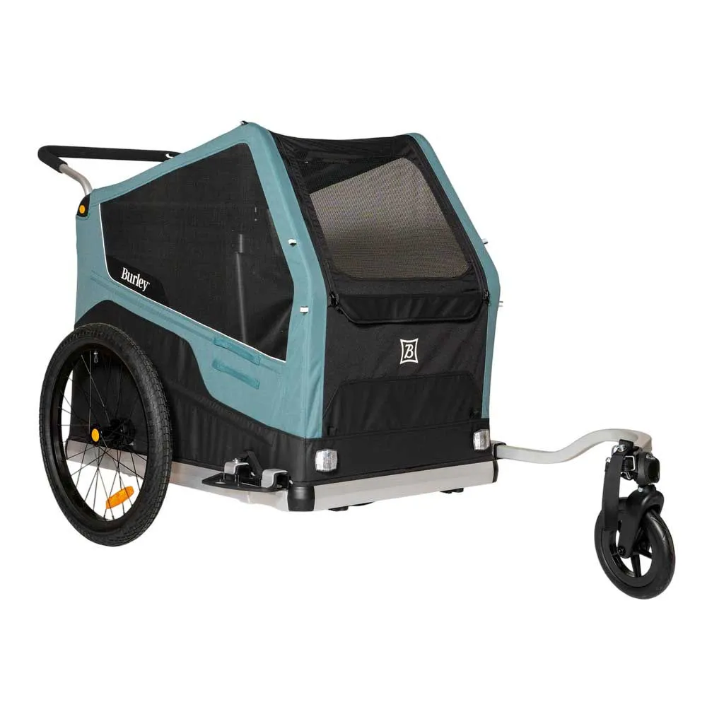 Burley Bark Ranger Xl Mod22 Fahrradanhänger, Black / blue, Max 45kg Burley Bark Ranger Xl Mod22 Fahrradanhänger, Black / blue, Max 45kg