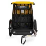 Burley Bee Two Seater Trailer, Black / yellow, Max 45kg