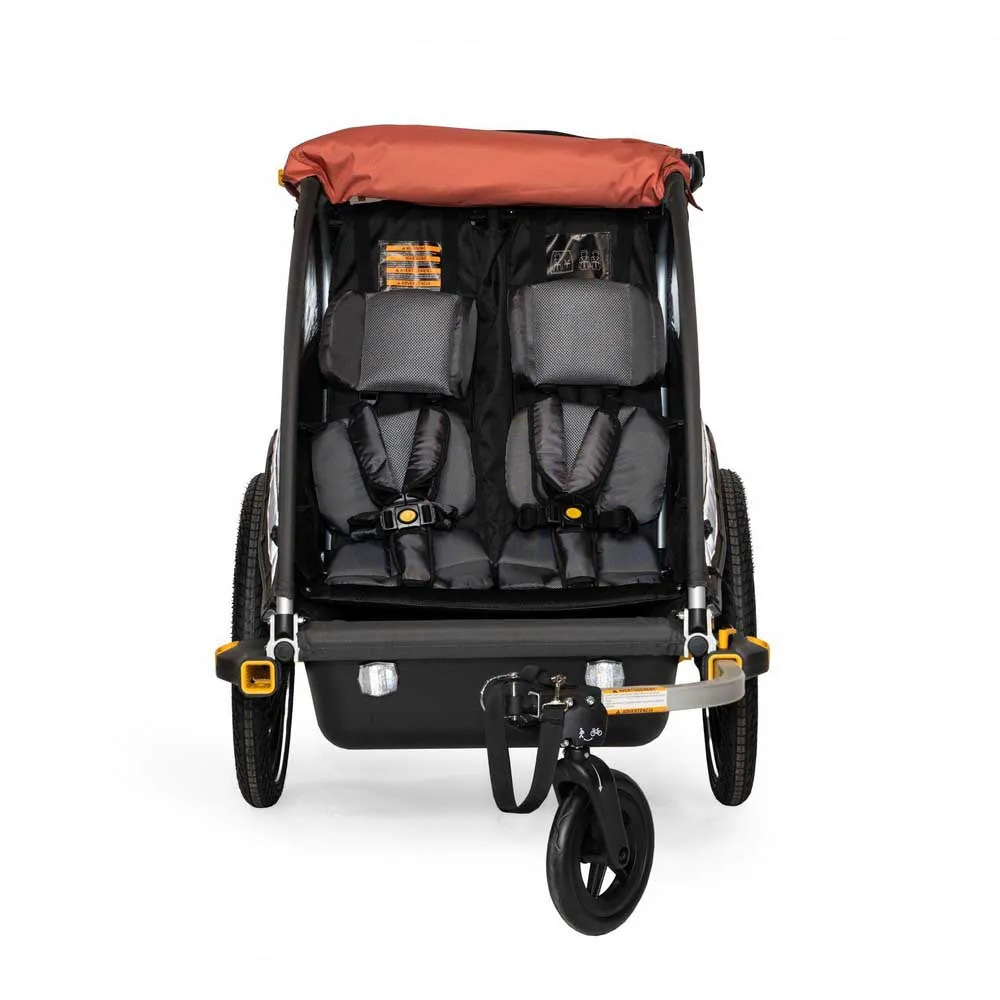 Burley Cub X Fahrradanhänger, Sabbia / carbon, One Size Burley Cub X Fahrradanhänger, Sabbia / carbon, One Size
