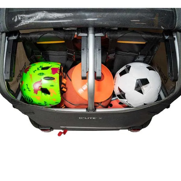 Burley D´lite X Doble Fahrradanhänger, Green carbon, Max 34kg Burley D´lite X Doble Fahrradanhänger, Green carbon, Max 34kg