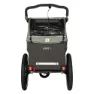 Burley D´lite X Doble Fahrradanhänger, Green carbon, Max 34kg