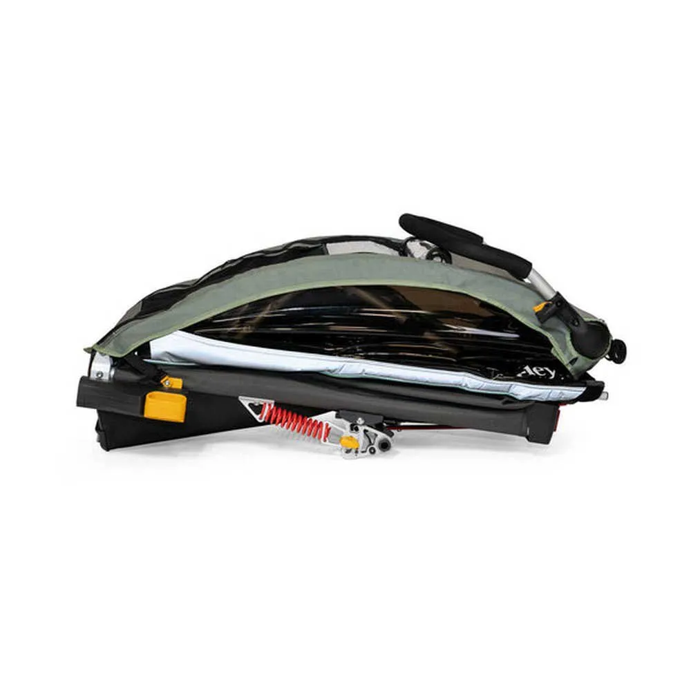 Burley D´lite X Single Fahrradanhänger, Green, Max 34kg