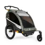 Burley D´lite X Two Seater Trailer, Green, Max 45kg