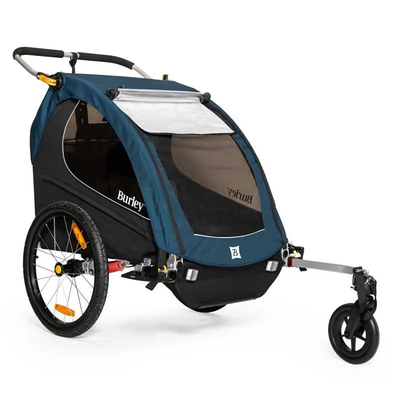 Burley Encore X Two Seater Trailer, Blue, Max 45kg Burley Encore X Two Seater Trailer, Blue, Max 45kg