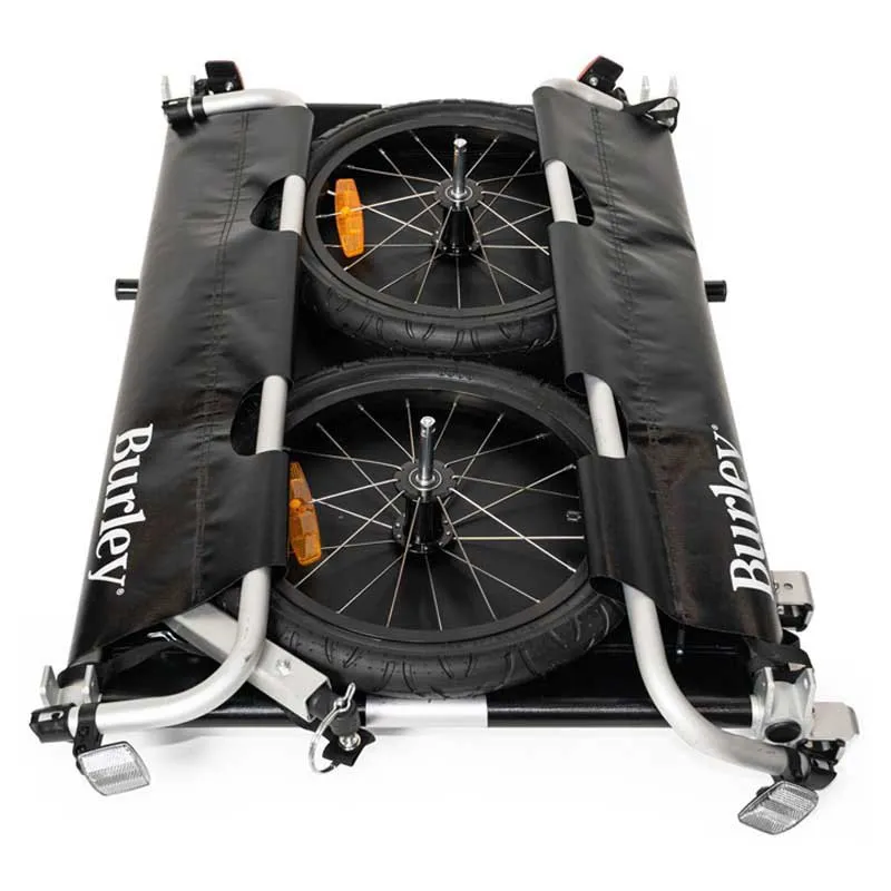 Burley Flatbed Trailer, Black, Max 45kg Burley Flatbed Trailer, Black, Max 45kg