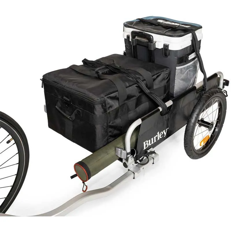 Burley Flatbed Trailer, Black, Max 45kg Burley Flatbed Trailer, Black, Max 45kg