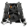 Burley Flatbed Trailer, Black, Max 45kg