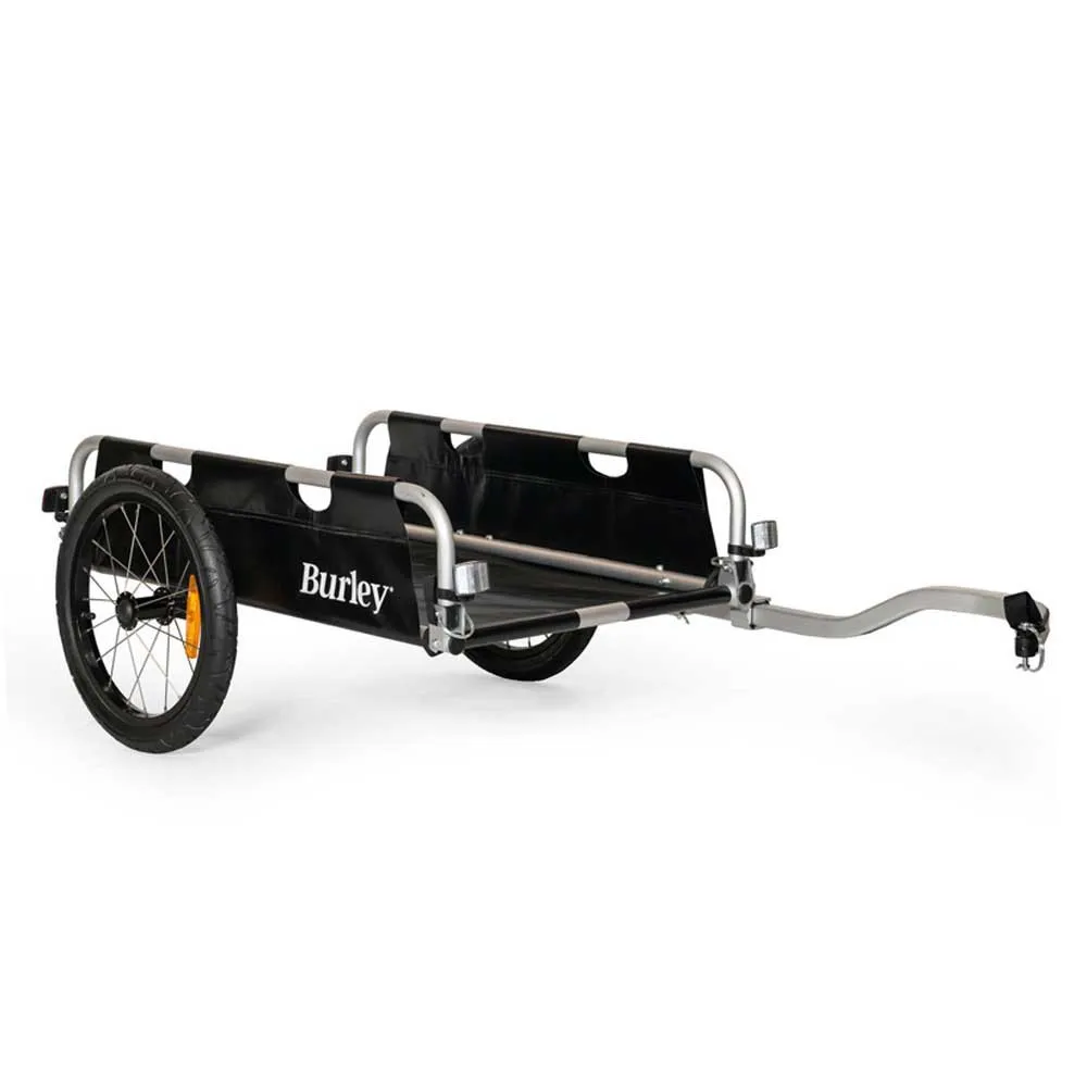 Burley Flatbed Trailer, Black, Max 45kg Burley Flatbed Trailer, Black, Max 45kg