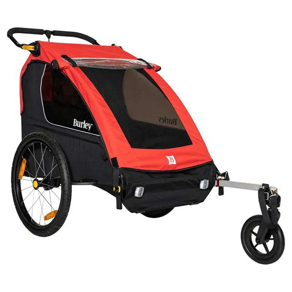 Burley Honey Bee Duo Trailer, Red, Max 45kg Burley Honey Bee Duo Trailer, Red, Max 45kg