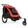 Burley Honey Bee Fahrradanhänger, Red / black, Max 45kg