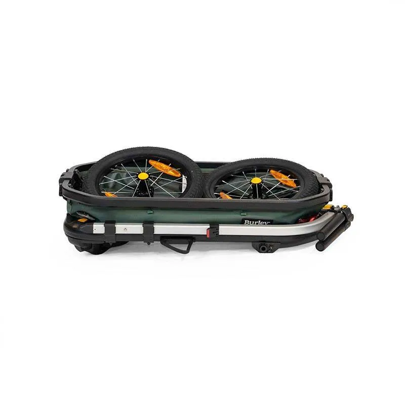 Burley Hopper Fahrradanhänger, Green, Max 35kg