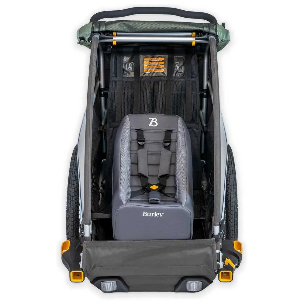 Burley Snuggler Anhänger-babysitz, Black, 1 - 6MON