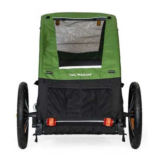 Burley Tailwagon Fahrradanhänger, Black / green, Max 34kg Burley Tailwagon Fahrradanhänger, Black / green, Max 34kg