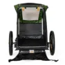 Burley Tailwagon Fahrradanhänger, Black / green, Max 34kg