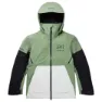 Burton Ak Goretex Kimmy Jacke, Hedge green / stow white / true black